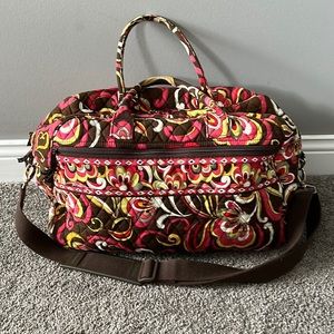 Vera Bradley Puccini weekender duffel bag floral